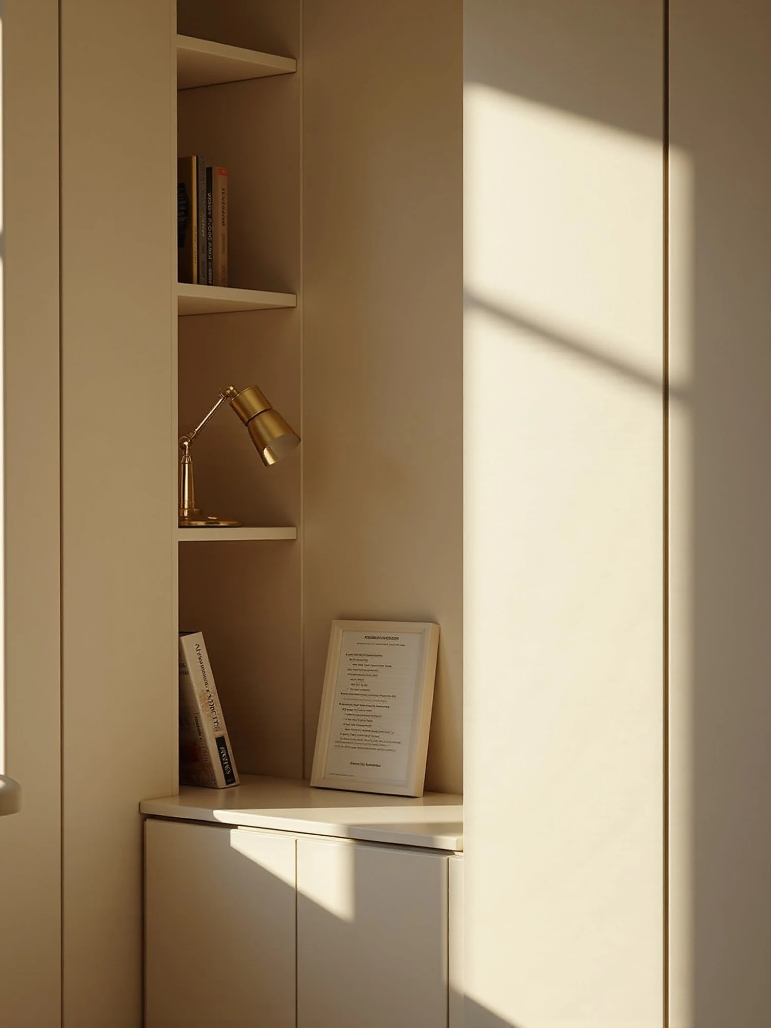 Built-in nook detail