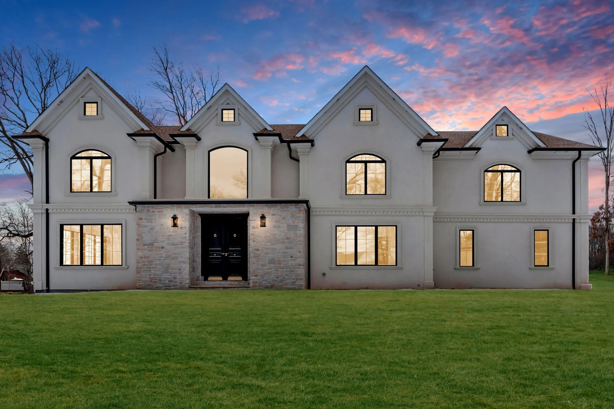The Lancaster - transitional estate exterior, Bergen County NJ