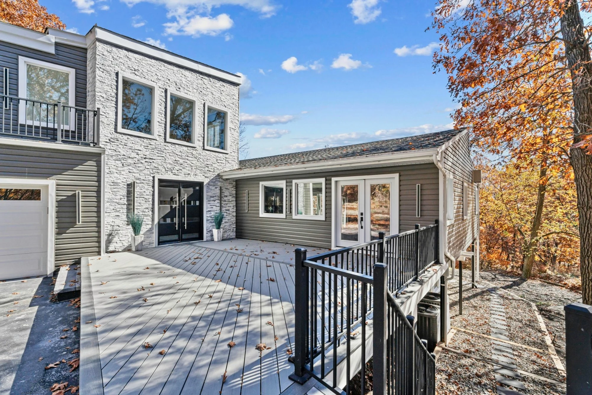 The Mountain House - contemporary renovation exterior, New Jersey
