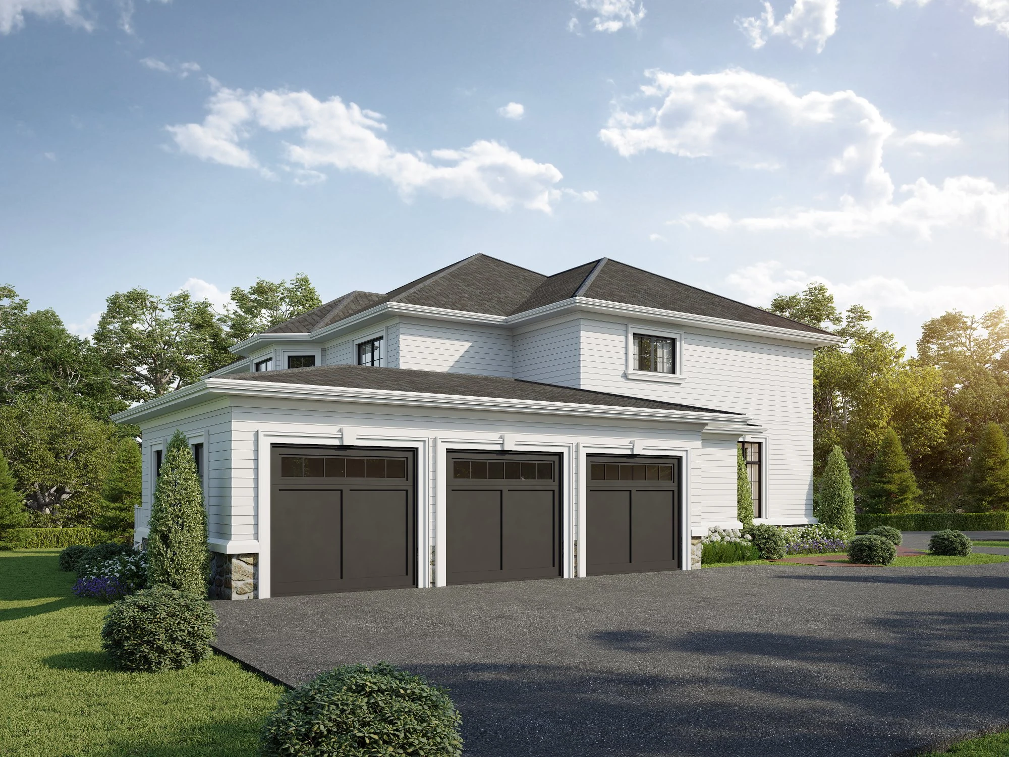The Princeton - current new build exterior, Princeton NJ